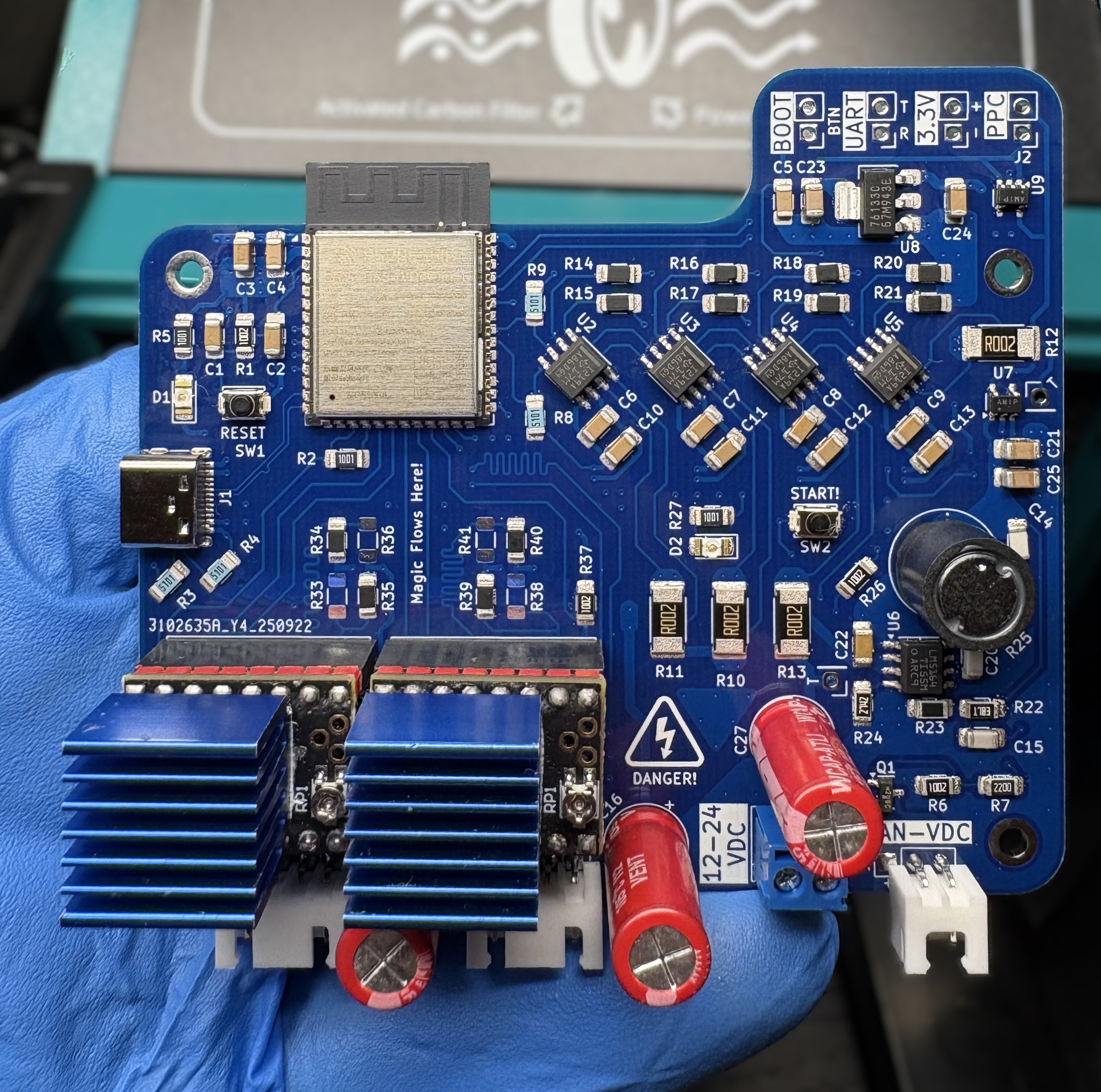 zdjecie płytki PCB kontrolera